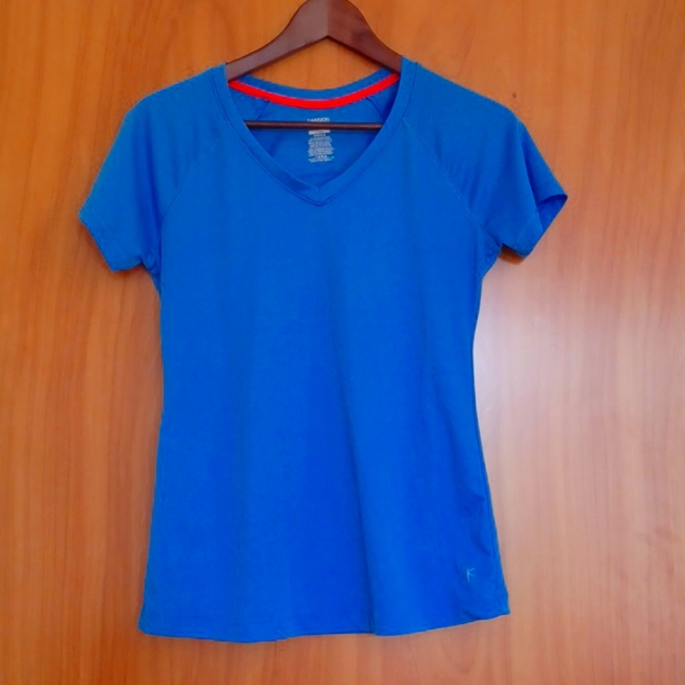 Womens Blue Size S Workout top